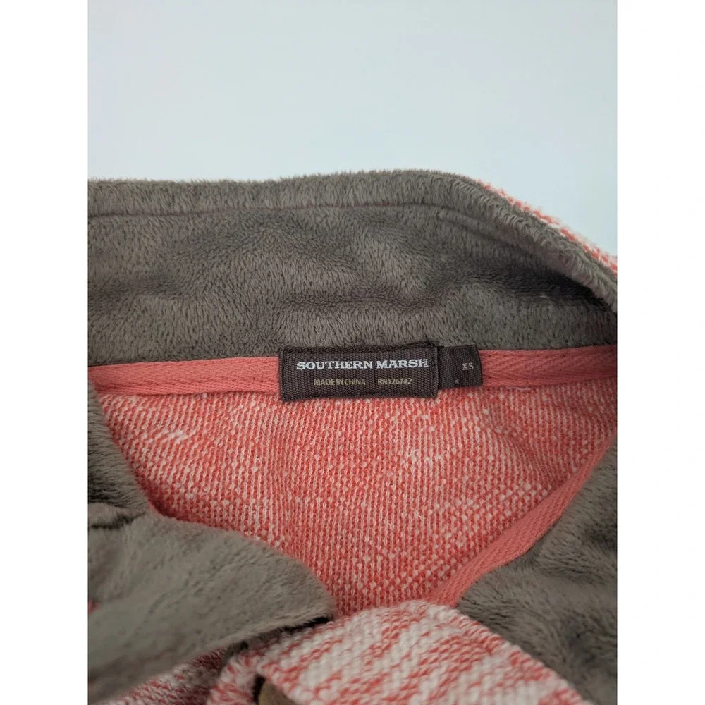 Southern‎ Marsh Beaufort Knit Pullover Sweater Womens XS OrangePreppy